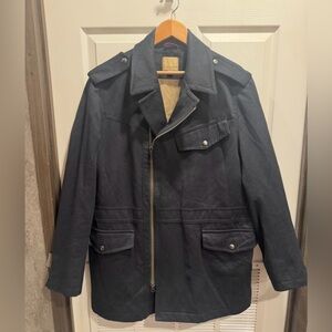Banana Republic Heritage Coated Jacket Size XL Military Style